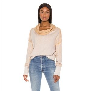 Free People Ricky Slouch in Peach Fizz